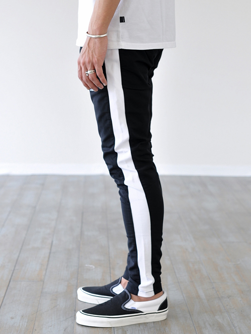 ZANEROBE JUMPSHOT TRACK PANT BLACK/WHITE 再入荷