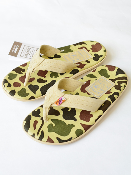 FREE CITY×ISLAND SLIPPER コラボカモフラージュサンダル