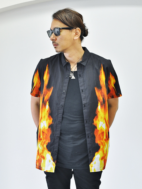 Rolla's BON SHIRT - BLACK FIRE