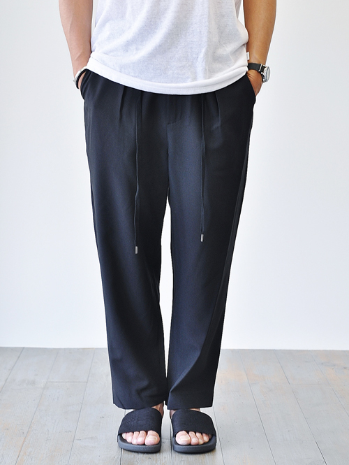 ETOFFE オリジナル リラックスパンツ BLACK 再入荷