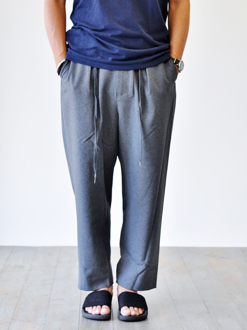 ETOFFE オリジナル リラックスパンツ GREY 再入荷
