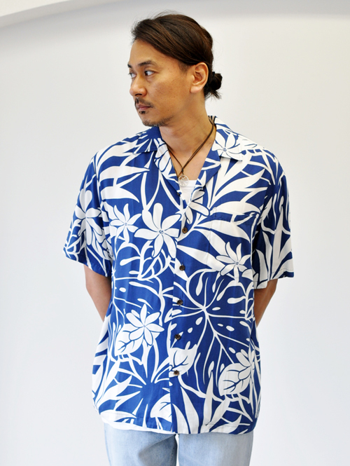 Robert J Clancey Kalaheo Hawaiian Shirt blue