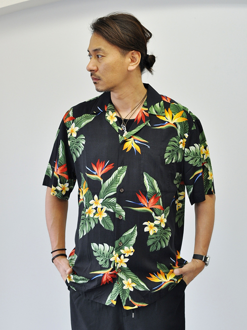 Robert J Clancey Kalaheo Hawaiian Shirt Black