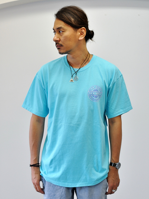 SEX WAX BLUE LOGO TEE