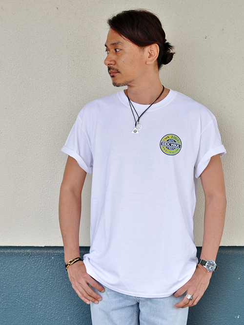 SEX WAX NEON PRINT LOGO TEE