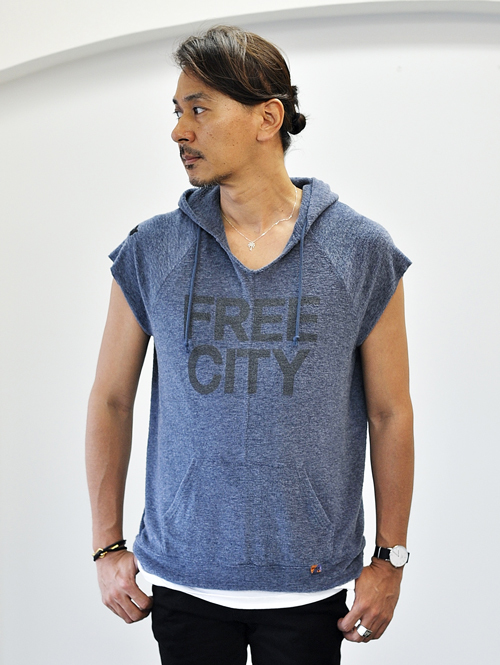 FREE CITY パイルバハパーカー NAVY