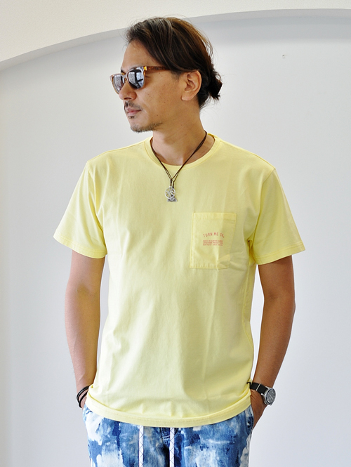 TURN ME ON サーファーズ ガーメントTシャツ Yellow