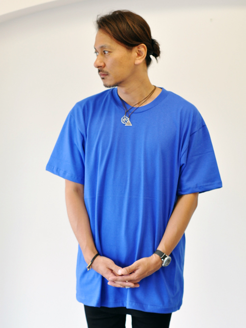 Upcycle　Heavy Weight Crew Neck Tee　BLUE