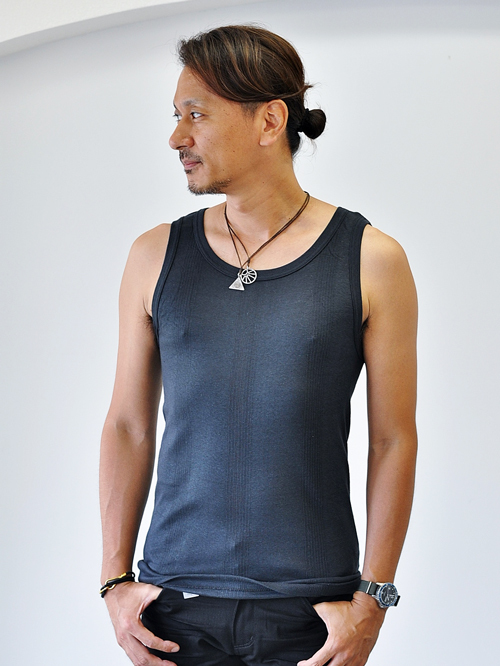 Miller リブタンクトップ BLACK