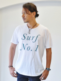 QP SURF NO1 TEE  WHITE