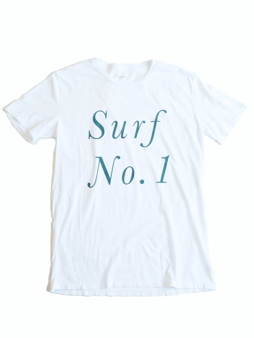 QP SURF NO1 TEE  WHITE