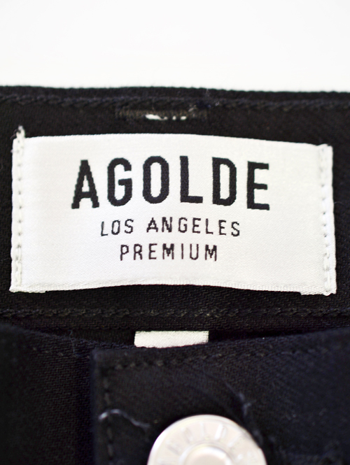 AGOLDE(エーゴールドイー） Blade Skinny Jean Black Raw