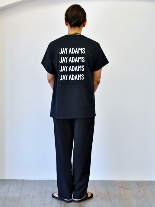 JAY ADAMS エトフ別注　限定クロスロゴTシャツ　BLK