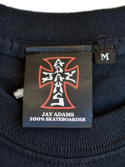 JAY ADAMS エトフ別注　限定クロスロゴTシャツ　BLK