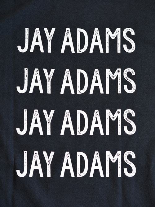 JAY ADAMS エトフ別注　限定クロスロゴTシャツ　BLK