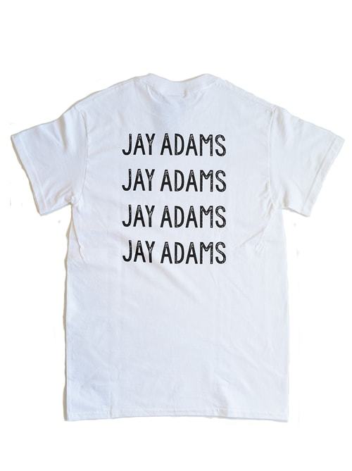 JAY ADAMS エトフ別注　限定クロスロゴTシャツ　WHITE