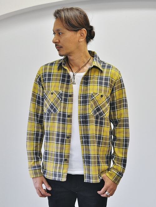 FIVE BROTHERS SAFARI掲載 チェックワークシャツ 再入荷