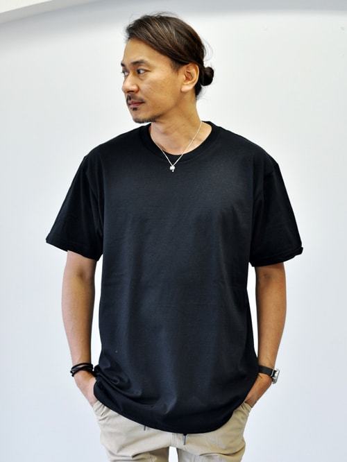 Upcycle Heavy Weight Crew Neck Tシャツ BLACK 再入荷
