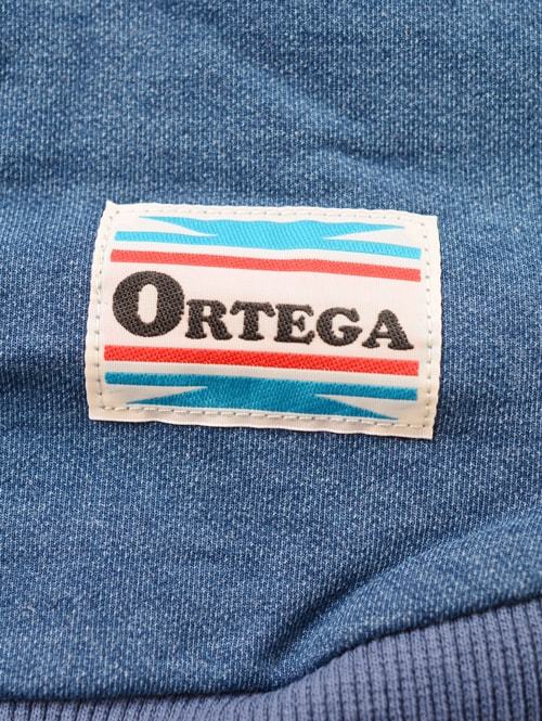 ORTEGA DOG WEAR インディゴクルーネックトレーナー　WASH