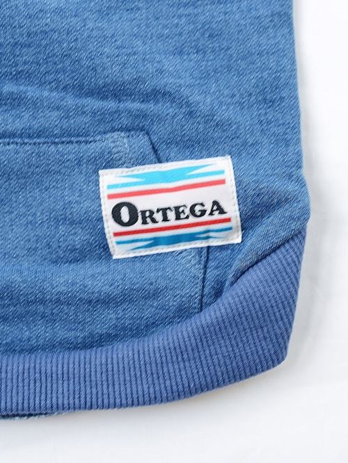 ORTEGA DOG WEAR ツインデザインフードパーカー　インディゴブルー