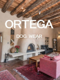 ORTEGA DOG WEAR ツインデザインフードパーカー　インディゴブルー