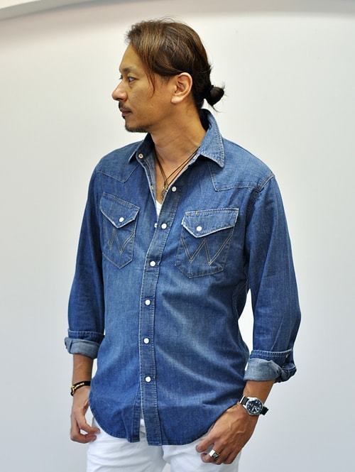Wangler Denim Western Shirt