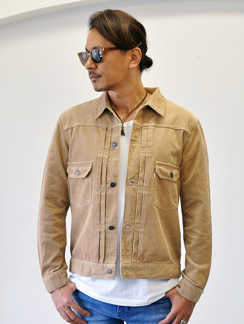 FOB FACTORY コーデュロイジャケット 2nd タイプ KHAKI