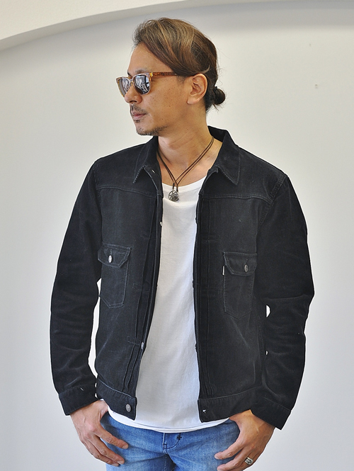 FOB FACTORY コーデュロイジャケット 2nd タイプ BLACK