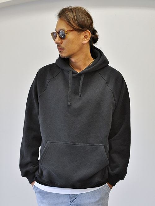 Upcycle 15.5oz Heavy Weight Pullover Parka BLACK 再入荷