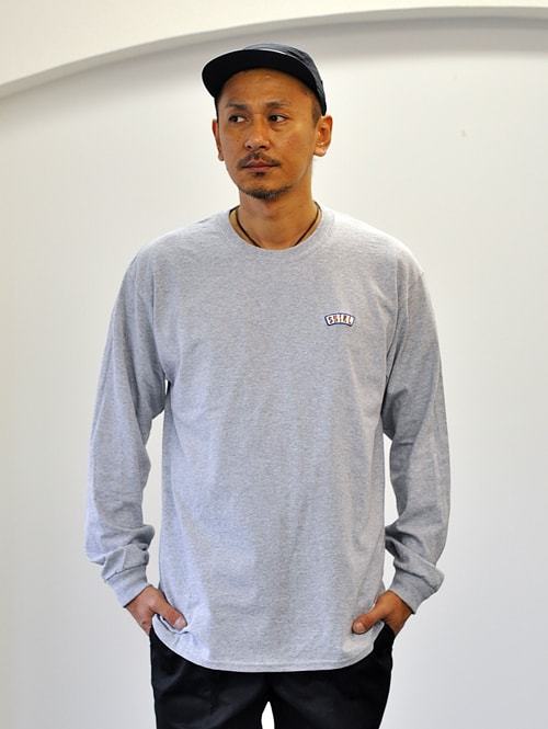 SHIRL ロングスリーブ ロゴTシャツ GREY