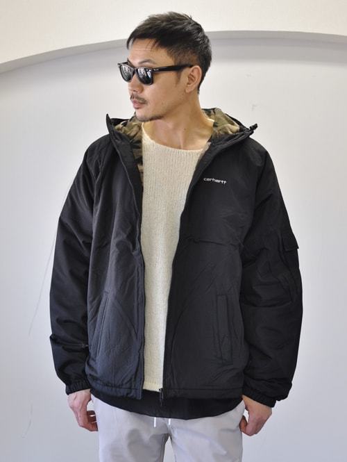 CARHARTT ジップアップジャケット black