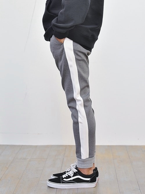 ETOFFE ORIGINAL 1本ラインジャージ ジョガーパンツ GREY