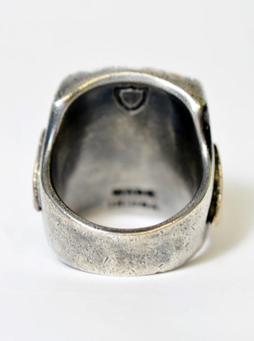 HTC SQUARE SKULL RING