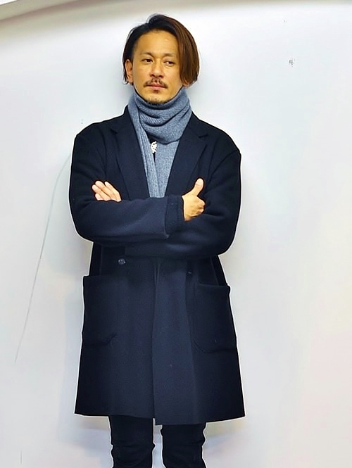 LA MOND ストレッチウール ダブルコート