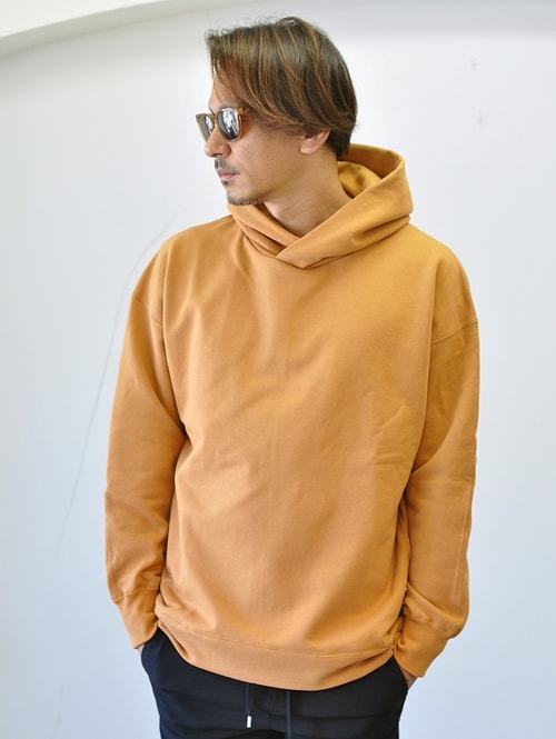 SERGEANT ヘビーウエイト ボックス プルオーバーパーカー Terracotta