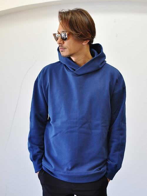 SERGEANT ヘビーウエイト ボックス プルオーバーパーカー Blue