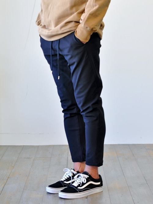 SERGEANT ストレッチジョガーパンツ ブラック 再入荷