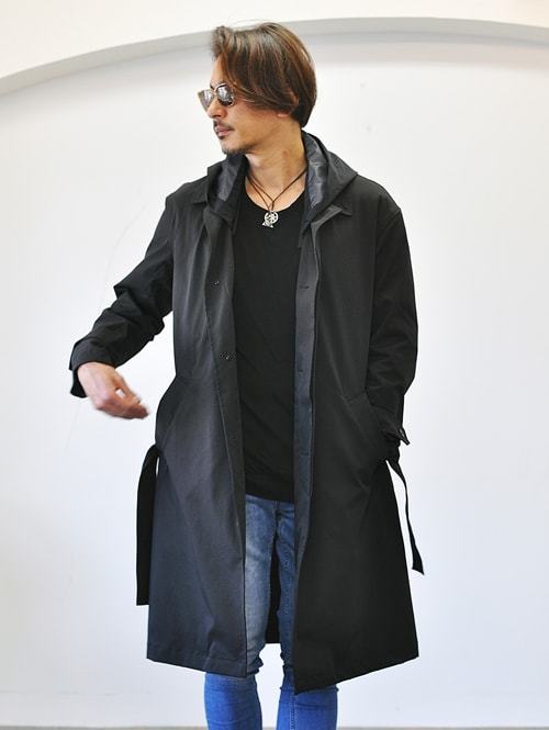 NYUZELESS バルマカン ロングコート BLACK