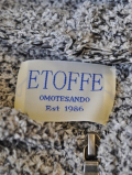 ETOFFE ORIGINAL シャギージップアップパーカー GREY杢 