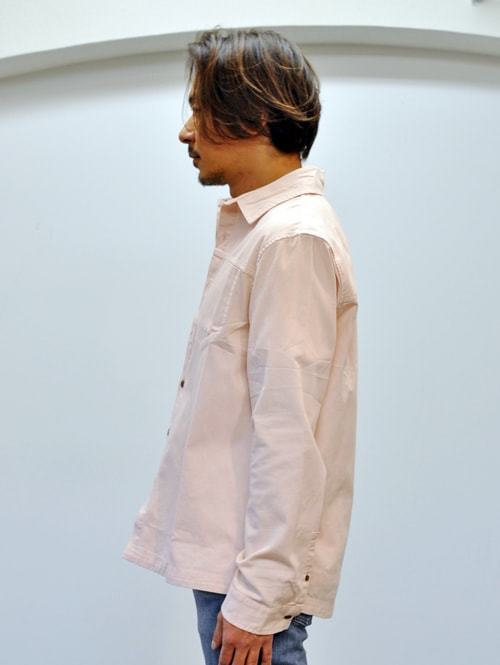 Roamers Plaskett Shirt in Pale Blush