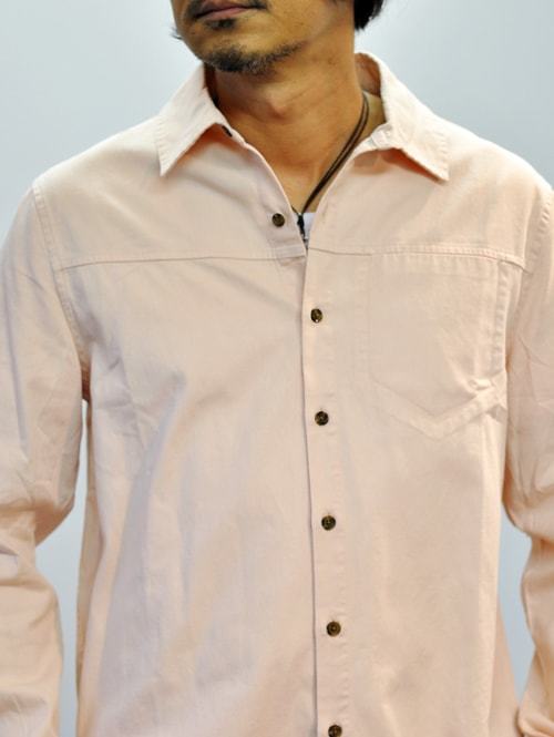 Roamers Plaskett Shirt in Pale Blush