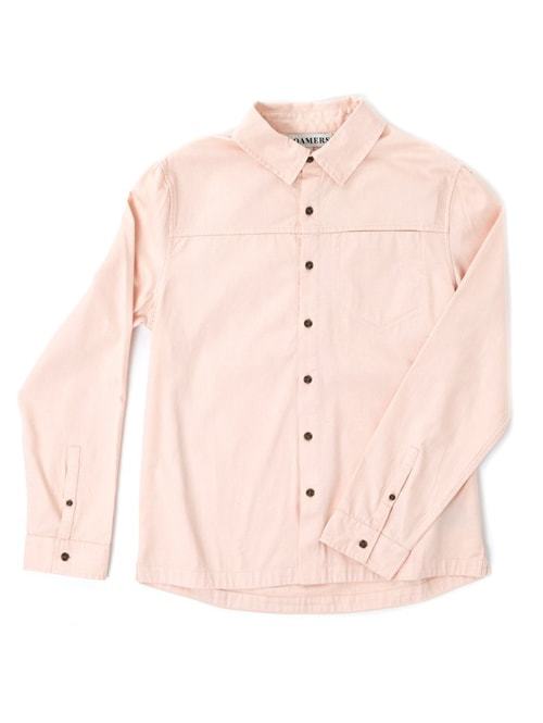 Roamers　Plaskett Shirt in Pale Blush