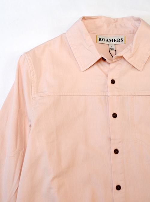 Roamers　Plaskett Shirt in Pale Blush