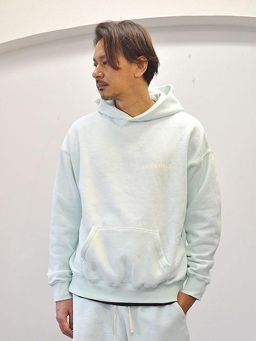 FOG - Fear Of God Essentials Logo Pullover Hoodie MINT