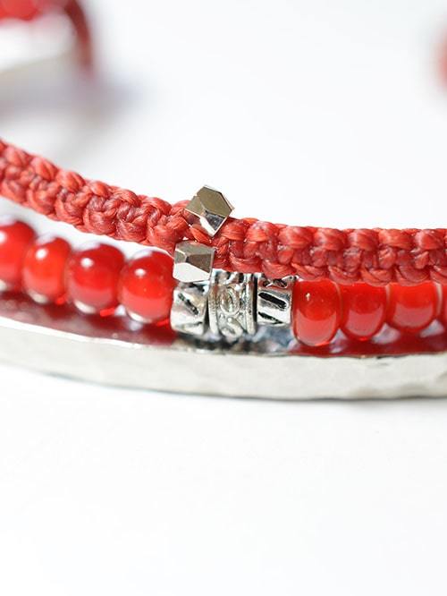 WAKAMI  トリプル　ブレスレット RED