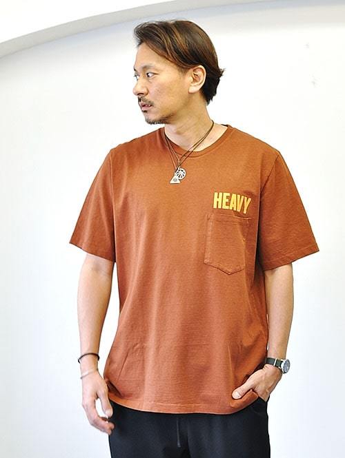 LAST HEAVY Heavy Weight Pocket Tee BROWN