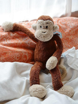 Jellycat Slackajack Monkey Small サル　さるのぬいぐるみ　手足の長いサル