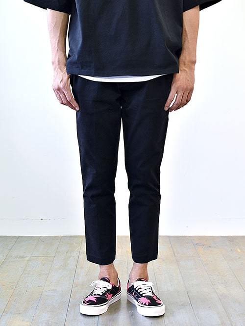 Rolla's クロップドチノパンツ BLACK
