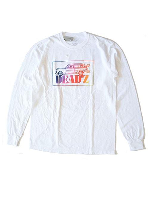 SURF IS DEAD　LOGO L/S Tee White