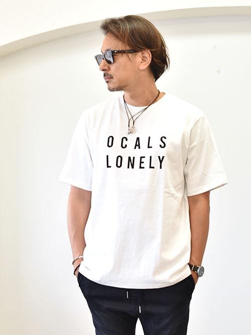 LONE WOLFS SURF OCALS LONELY TEE WHITE